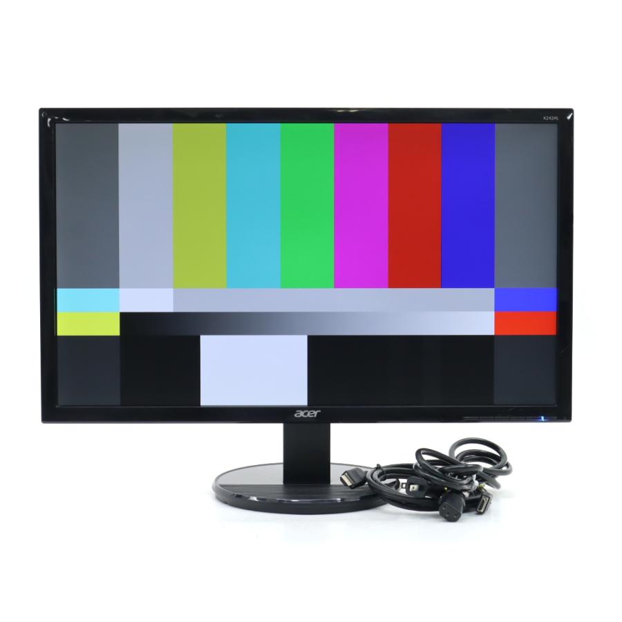 モニター 【並品】acer K242HL 24インチ非光沢TNパネル フルHD
