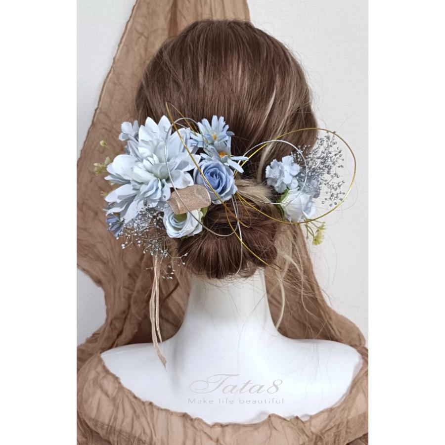 国産髪飾り 成人式 二十歳のつどい 卒業式 結婚式 振袖 袴 ドレス 和装