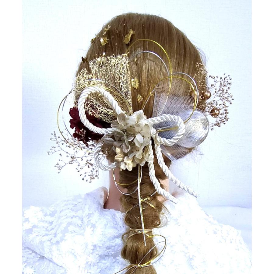 髪飾り]卒業式 袴 成人式 振袖 結婚式 ヘアピン付 全ヘアスタイル 着物