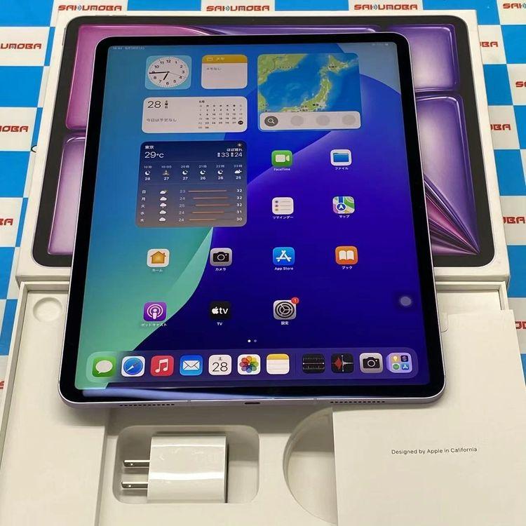 iPad Air 13インチ 第6世代 Wi-Fi + Cellular 128GB パープル MV 中古