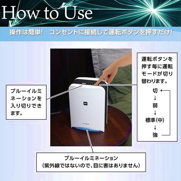 空気清浄機 空気消臭除菌装置 BlueDeo ブルーデオ 光触媒 消臭 除菌 3