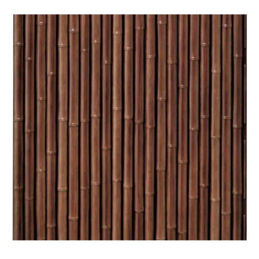 人工竹パネルなごみ竹 煤竹 匠約900×1800mm 合成竹 竹垣根 竹垣