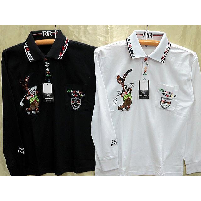 ロッキーラビット 長袖ポロシャツ : takafuku1915 - 通販 - Yahoo