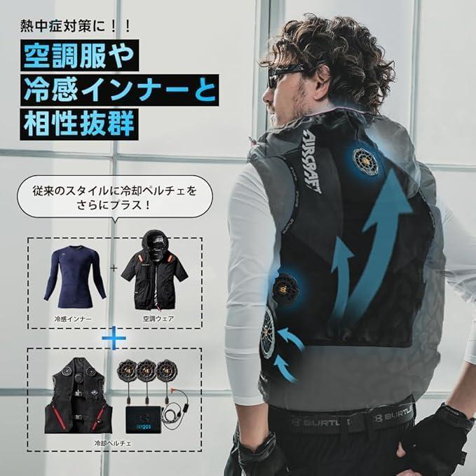 BURTLE（バートル） ペルチェベストセット IC101S 熱中症対策 冷却