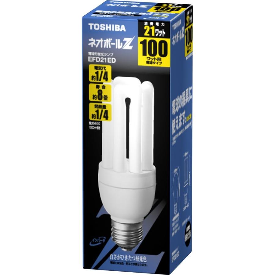 東芝 ネオボールZ 電球型蛍光ランプ 電球100ワットタイプ 昼光色