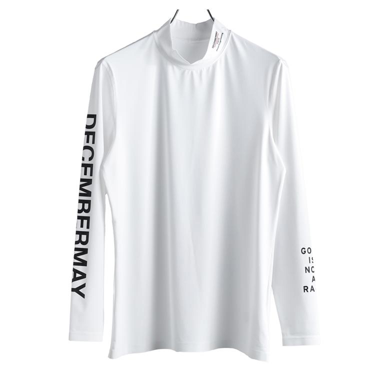 ディセンバーメイ ゴルフ インナーシャツ メンズ 長袖 ハイネック