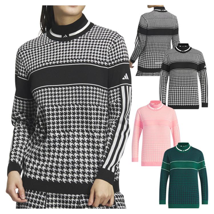 adidas（アディダス） ゴルフ セーター レディース 長袖 ニット モック