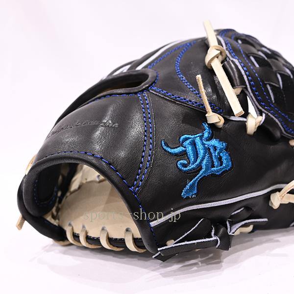 あすつく 和牛JB 硬式用 JB-006T 内野手用 ブラック キャメル紐 横浜