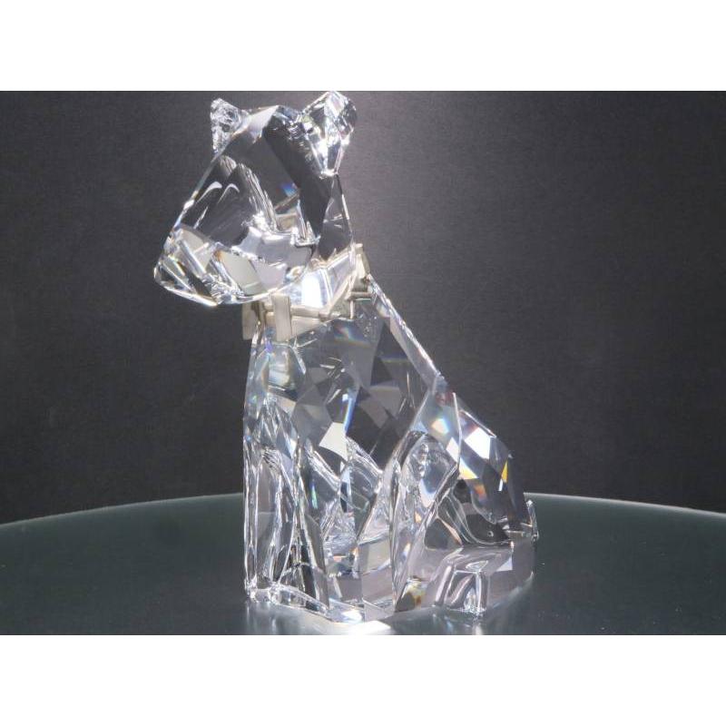 SWAROVSKI（スワロフスキー） おすましテリア 犬 置物 クリスタル