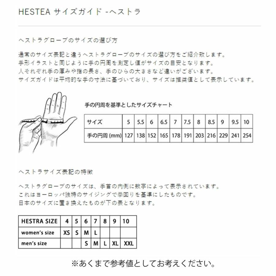 HESTRA（ヘストラ） スキーグローブ メンズ レディース＜2025＞33882