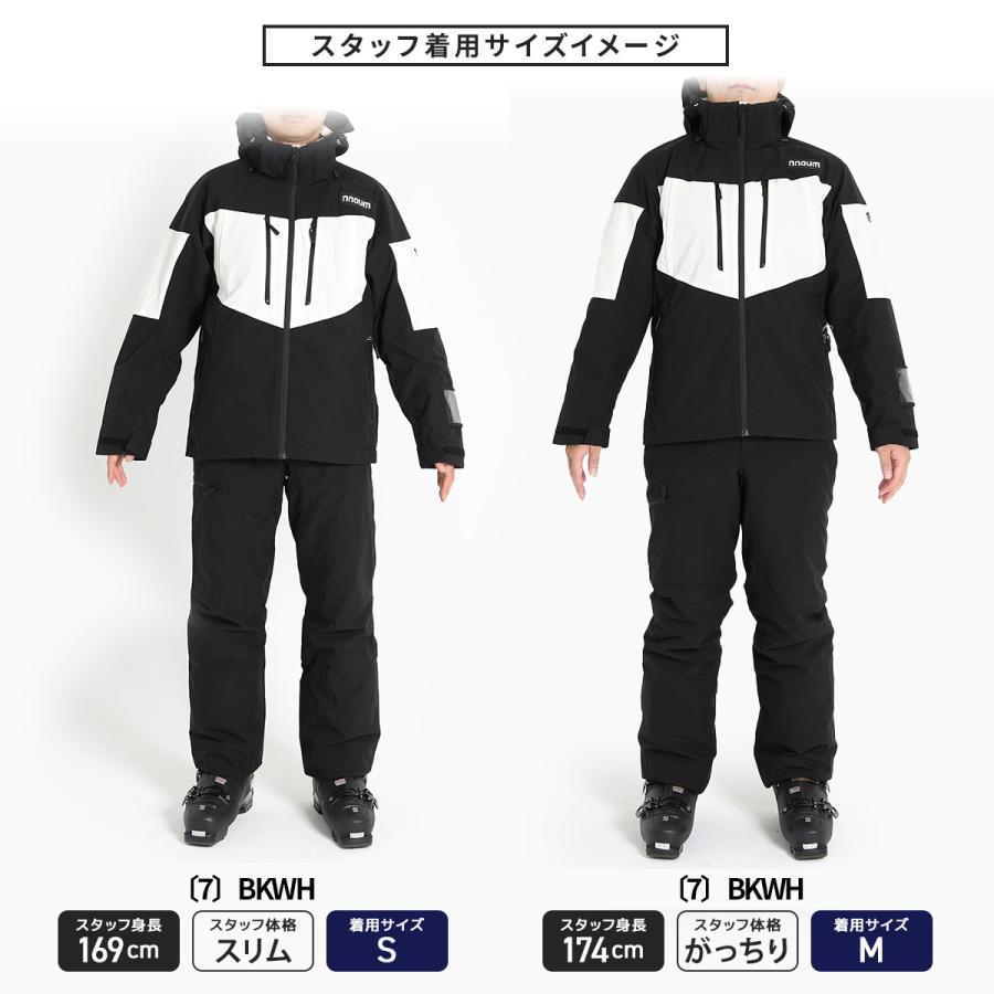 NNOUM スキーウェア メンズ 上下セット ハイブランドと同工場で安心の