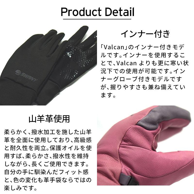 SWANY スワニー スキーグローブ メンズ 2026 SX-114 / Valcan 2in1