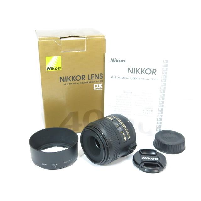 ニコン（Nikon） Nikon AF-S DX Micro NIKKOR 40mm F2.8G フード付