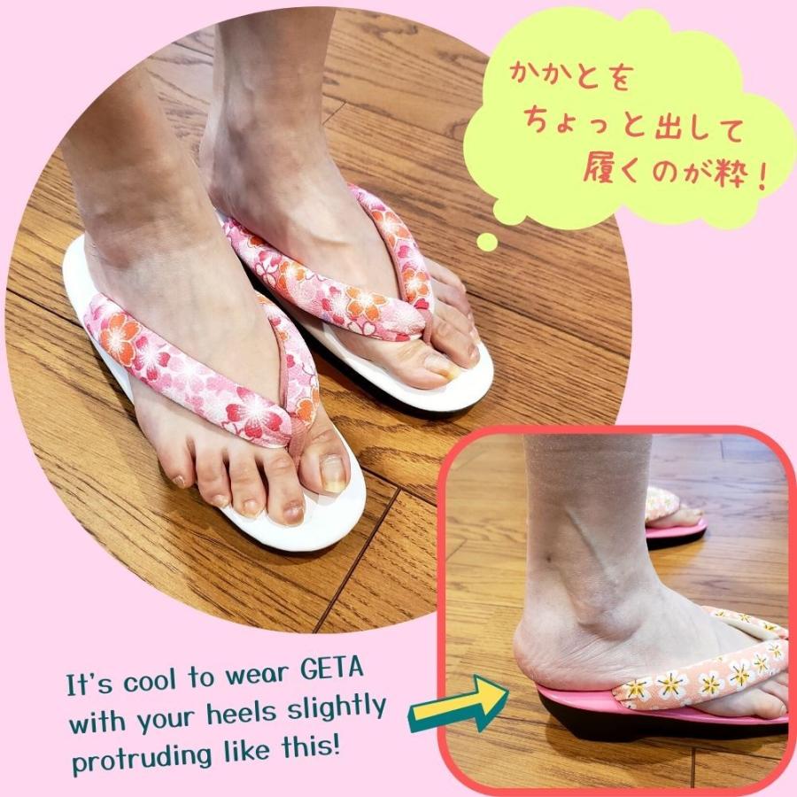 サンダル 草履 下駄 レディース 室内履き 外履き ウレタン底 和柄 鼻緒