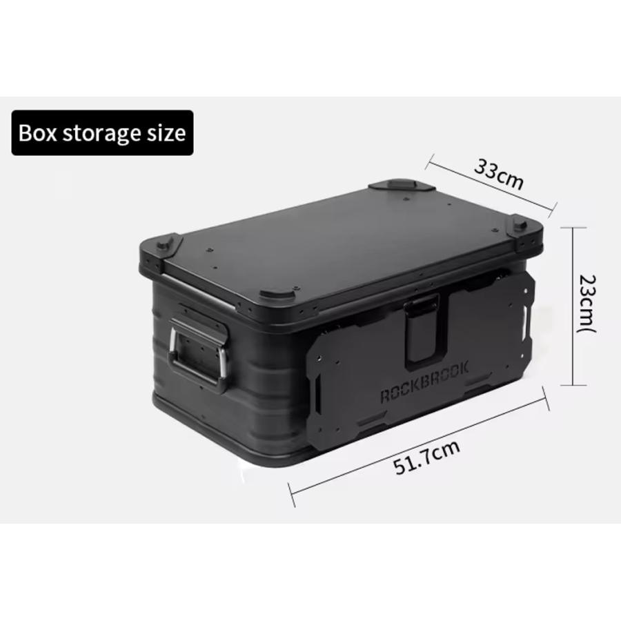 アルミ コンテナ ボックス 30L カスタムベース フルセット Rockbrook