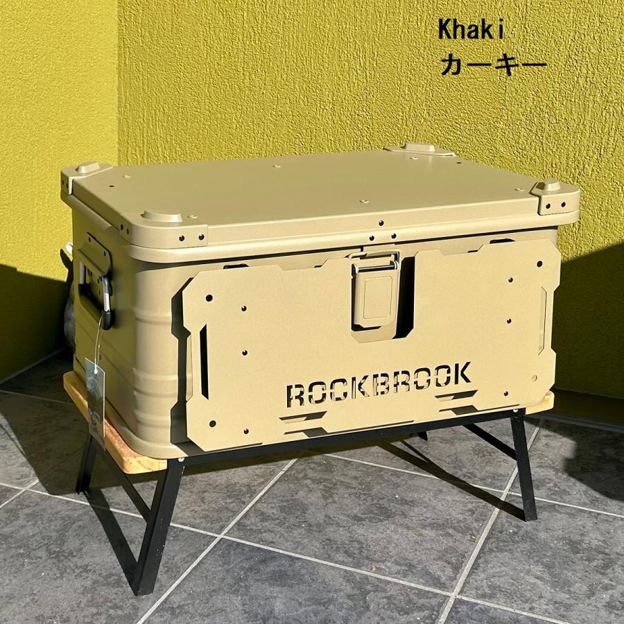 アルミ コンテナ ボックス 50L カスタムベース フルセット Rockbrook