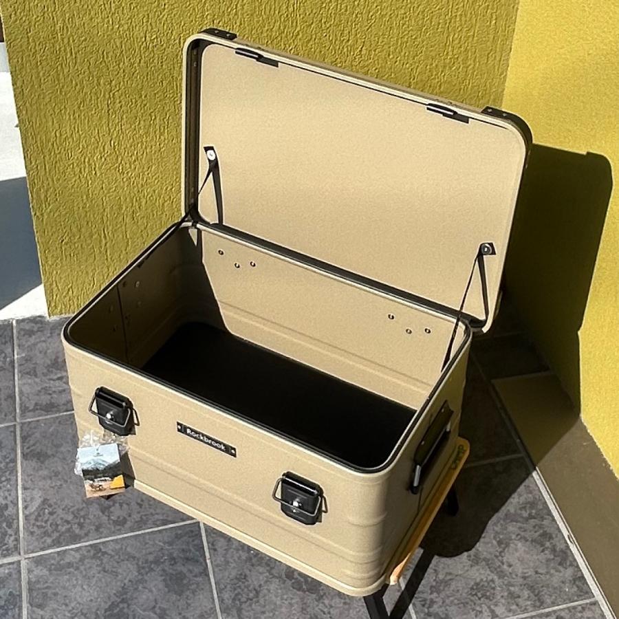 アルミ コンテナ ボックス 50L 鍵付 ハードモデル カスタムベース