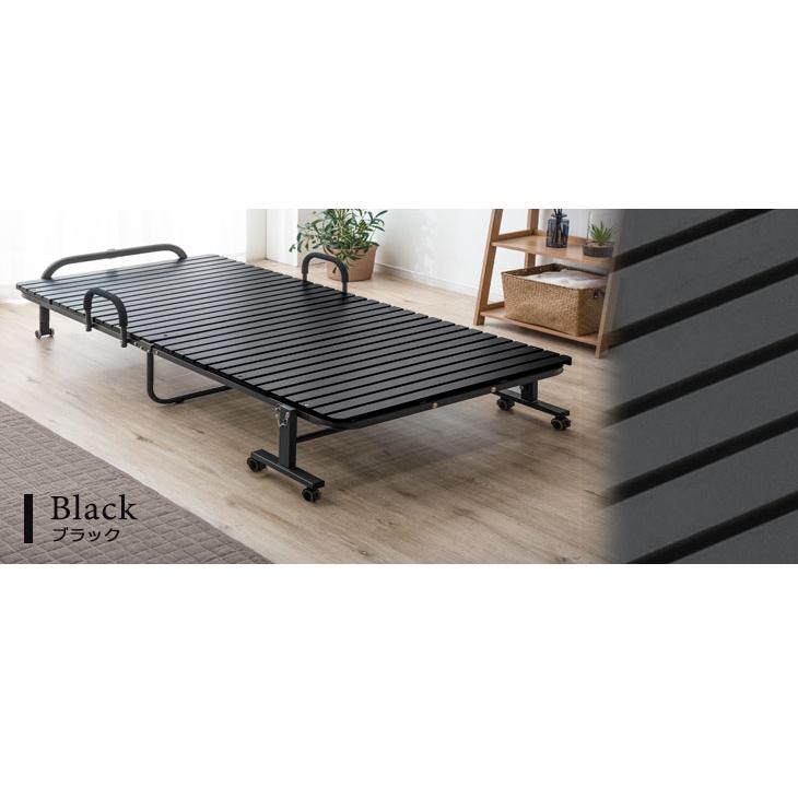 タンスのゲン 8日+5% 折りたたみベッド ベッド シングル ワイド 簡易
