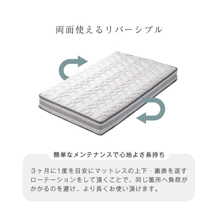 タンスのゲン 8日+5% マットレス シングル ポケットコイル 厚め 20cm