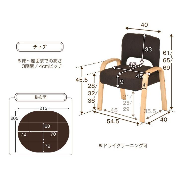 タンスのゲン 8日+5% こたつ パーソナルこたつ 3点セット 長方形