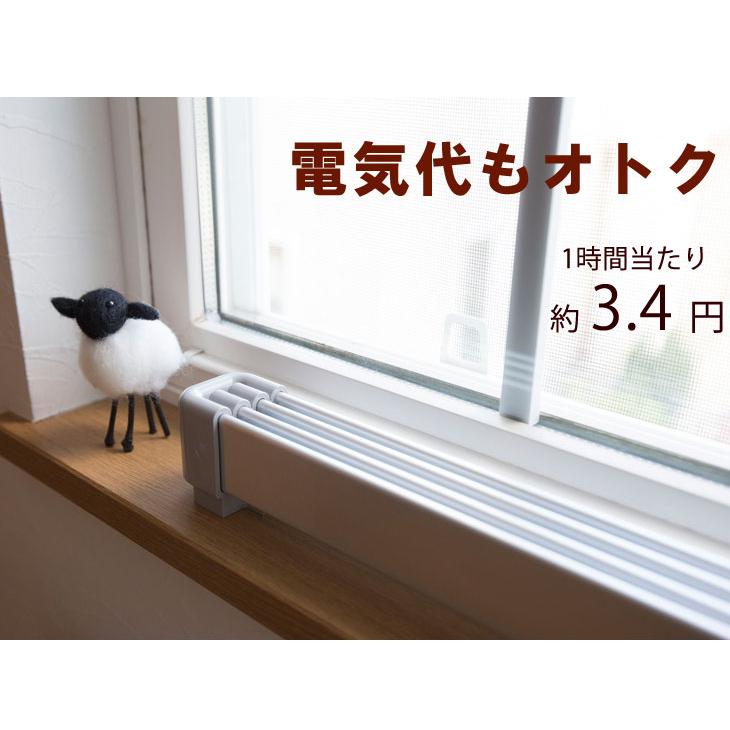 タンスのゲン 8日+5% ヒーター 窓下ヒーター 150cm 電気ヒーター 暖房