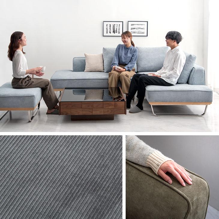 タンスのゲン ソファー おしゃれ 3人 ソファ カウチ 北欧 三人掛け