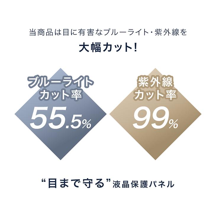 8日+5% 液晶テレビ保護パネル 55型 55インチ ブルーライトカット 3mm厚