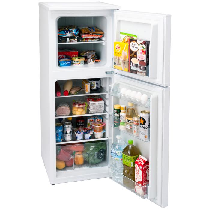 アビテラックス AR 131 139L 2ドア冷蔵庫直冷式 ホワイト右開き AR131