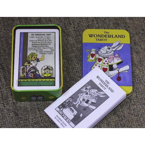 正規品・直輸入】 ワンダーランド タロット 缶入り 4色から選べる