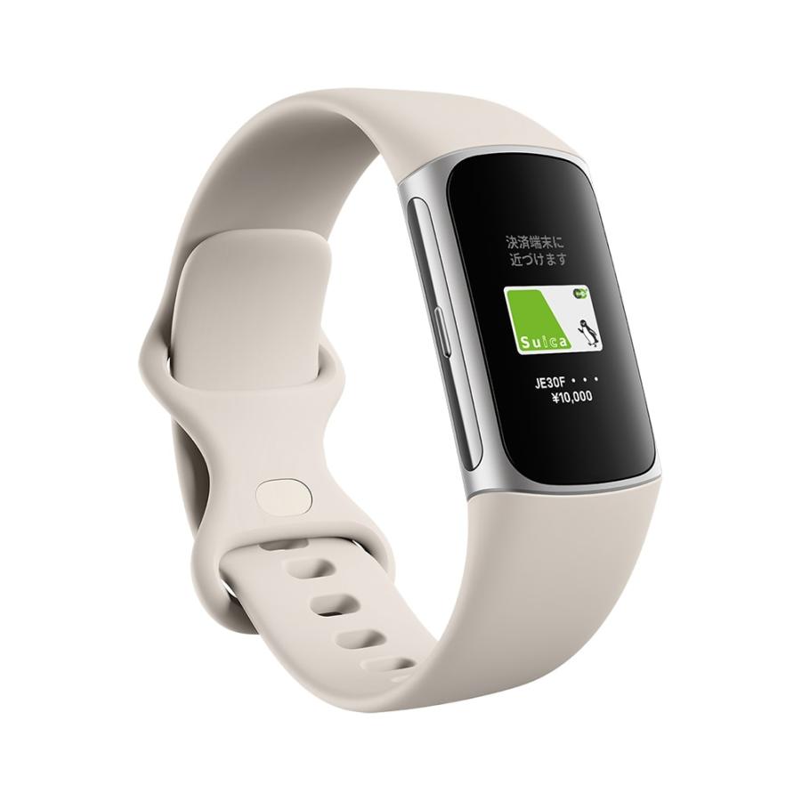 Google Fitbit Google Fitbit Charge 6 活動量計 トラッカー Porcelain