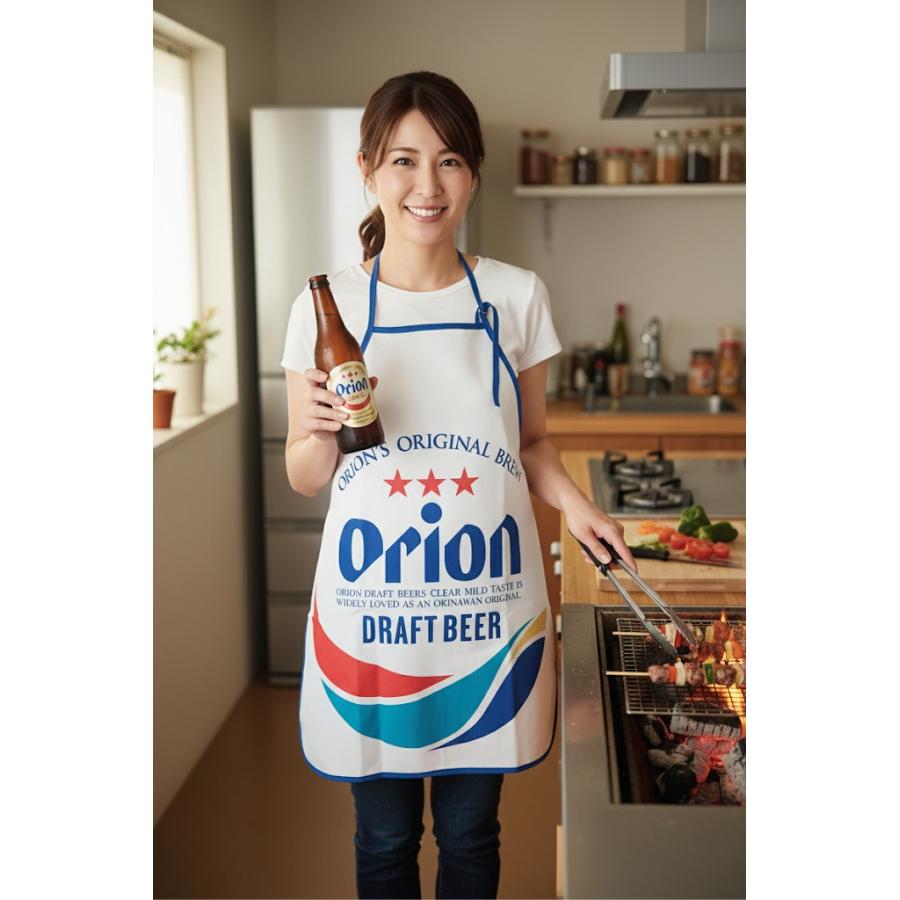 沖縄限定 オリオンビール エプロン Orion DRAFT BEER 前掛け 沖縄土産