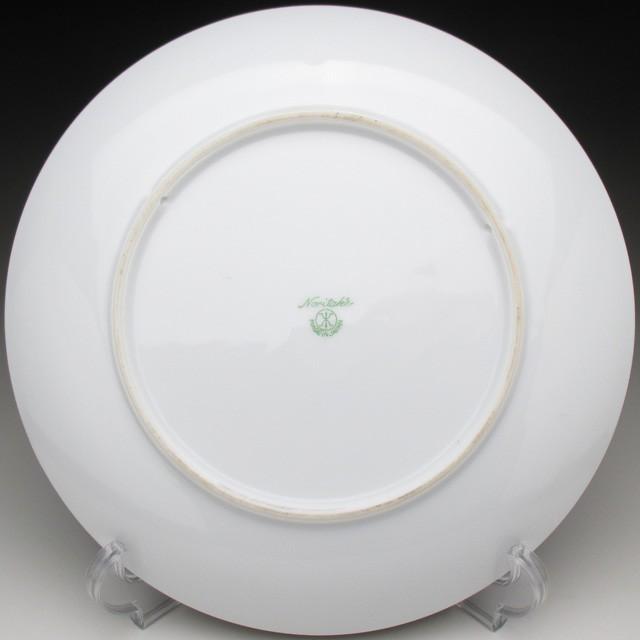 ノリタケ オールドノリタケ 犬絵 プレート 飾り皿 22cm : アンティーク