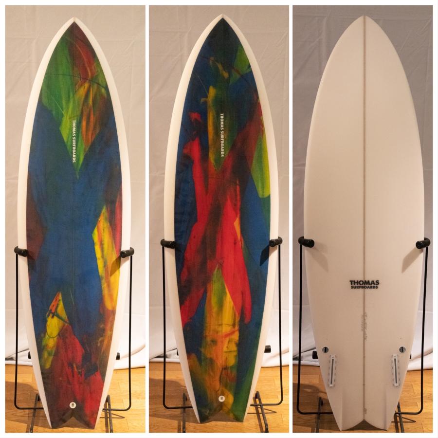 TWINZER ABSTRACT THOMAS SURFBOARD FUTURE FIN&FCSタブ仕様
