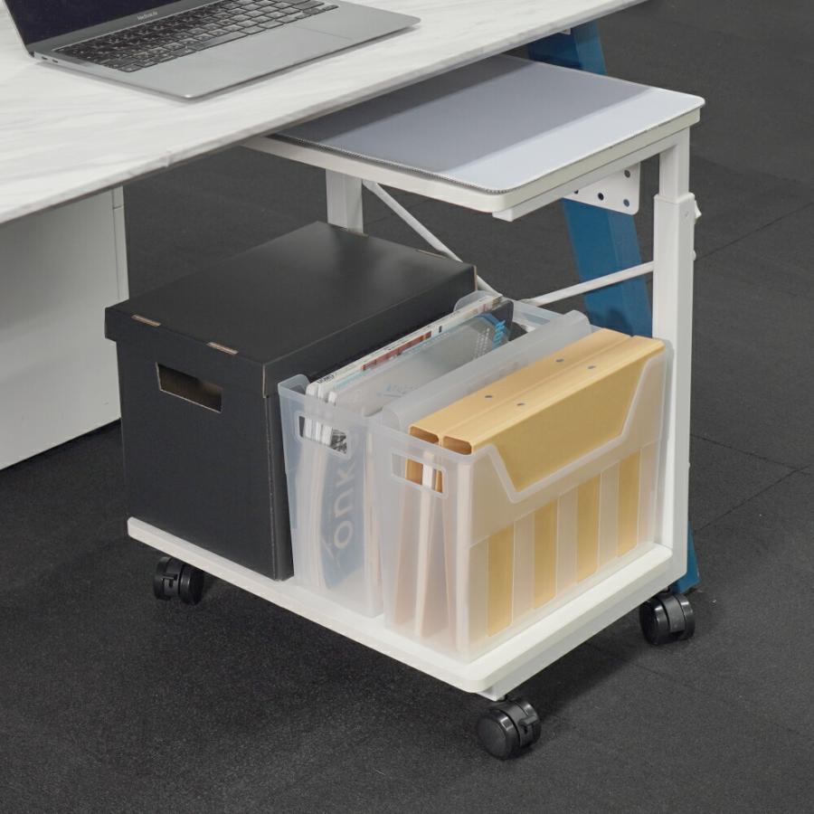 パソコンラック PCキャリー 高さ7段階 キャスター付き PCラック CPU