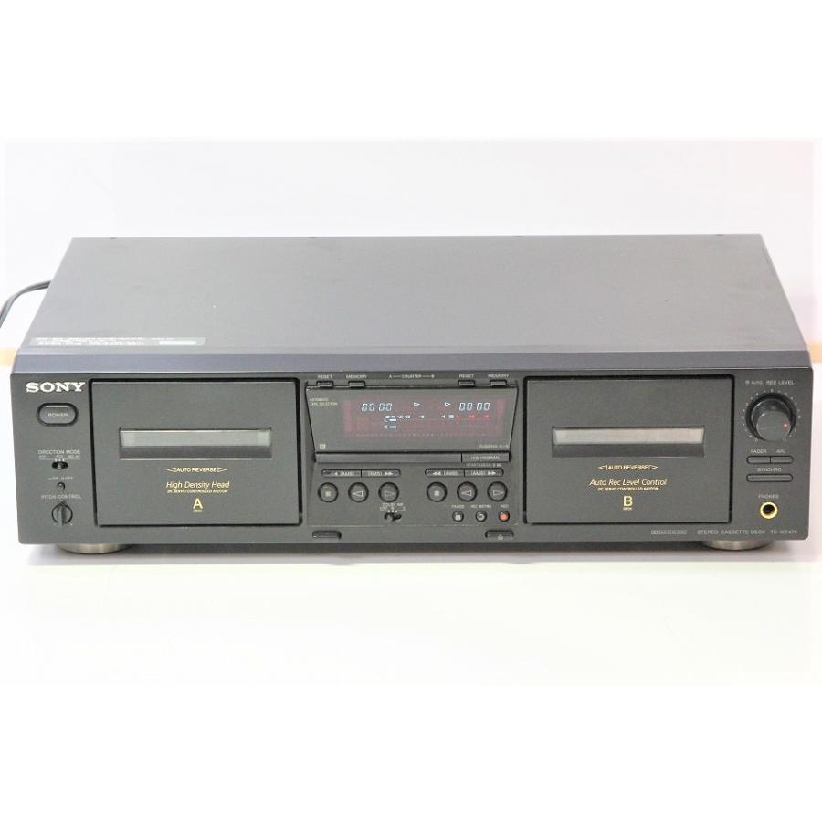 SONY TC-WE475 ツインリバースカセットデッキ 【中古整備品