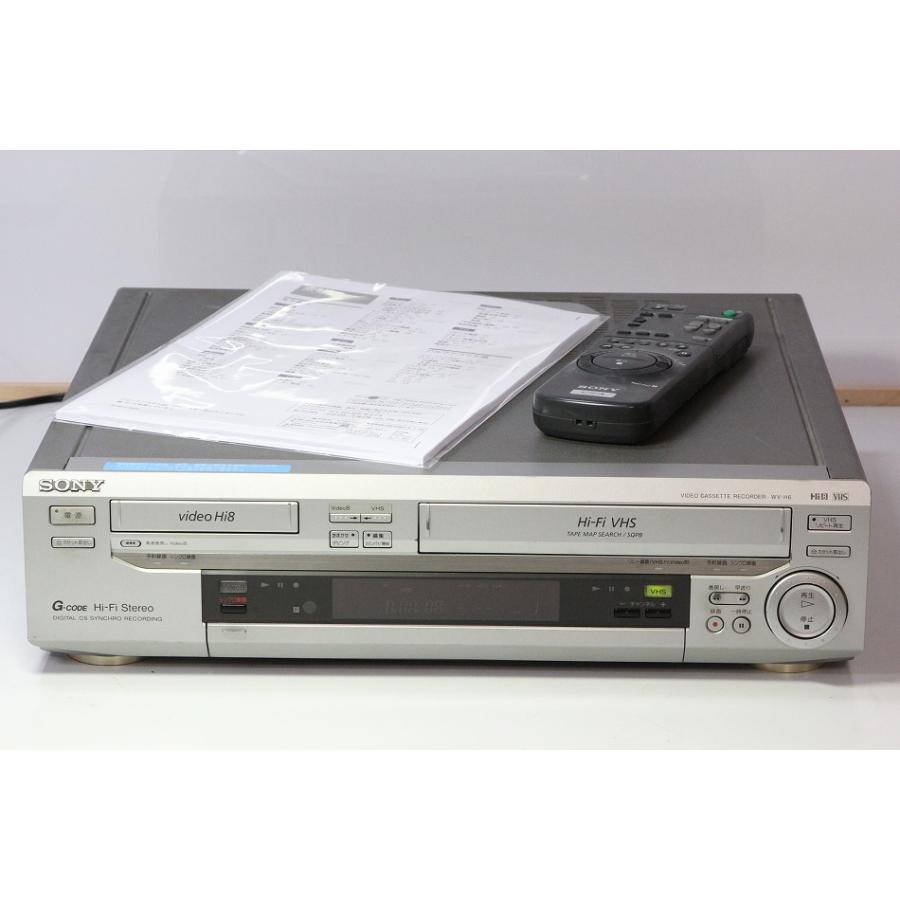 SONY(ソニー) Hi8+VHS ビデオデッキ WV-H6 【中古整備品】 : サンクス