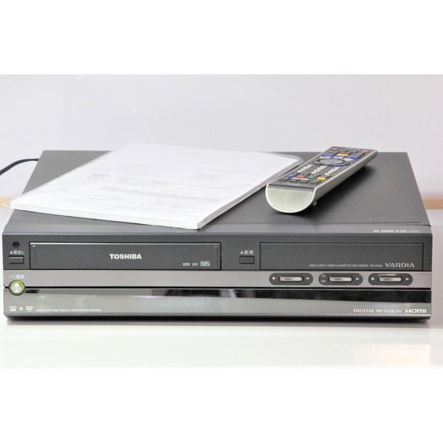 TOSHIBA 東芝 VARDIA RD-W300 VHS一体型HDD/DVDレコーダー 300GB 地