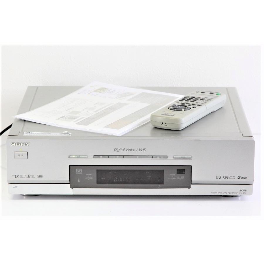 SONY miniDV/DV/VHSダブルビデオデッキ WV-DR5 【中古整備品