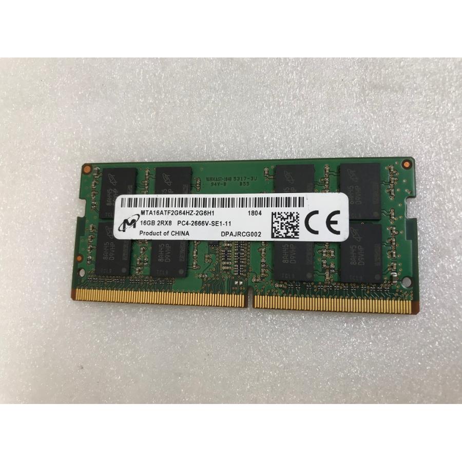 Micron（マイクロン） ddr4 16gb MICRON 2RXT PC4-2666V-SE1-11 16GB