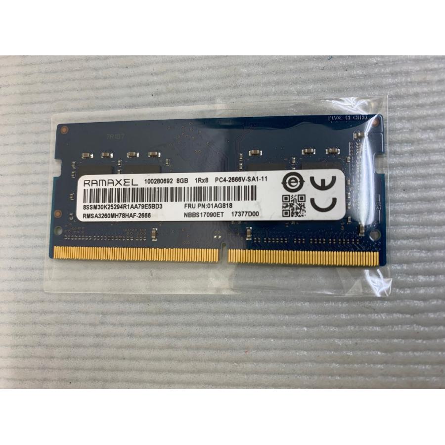 RAMAXEL PC4-2666V 8GB DDR4 ノートパソコン用メモリ PC4-21300 260