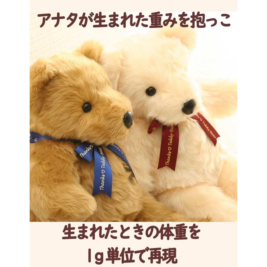 ゼクシィ掲載！】結婚式 両親へプレゼント 赤ちゃん 体重ベア