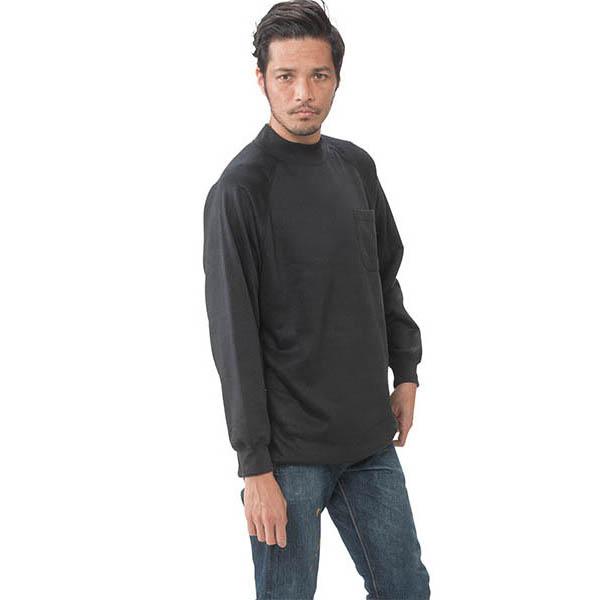 裏起毛ハイネック 35015 胸ポケット付 作業着 作業服 防寒着 大きい