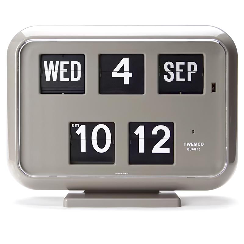 TWEMCO トゥエンコ 掛置兼用 パタパタ時計 フリップクロック