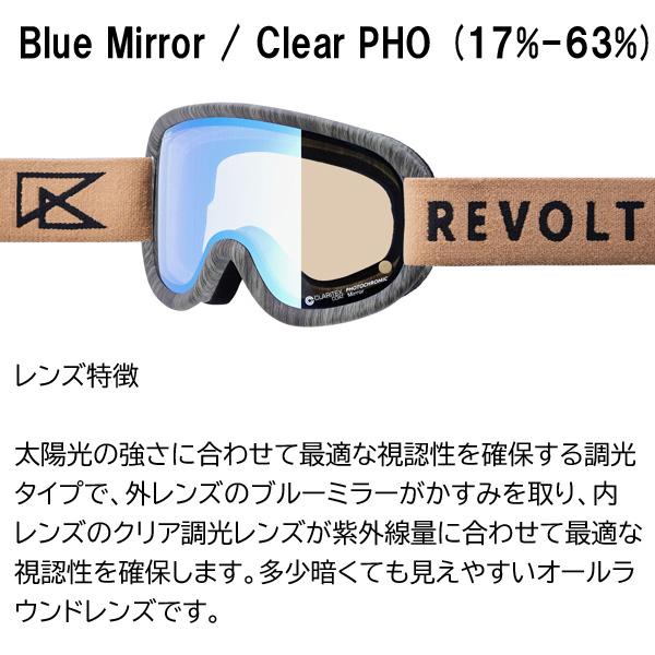 完売 SALE 23-24 ゴーグル リボルト スノーボード REVOLT [ SUPER