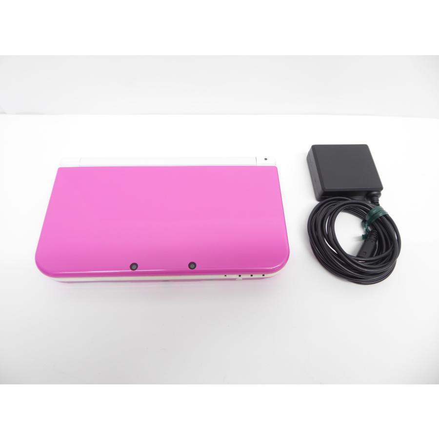 new Nintendo ニンテンドー3DSLL ピンク×ホワイト ※タッチペン欠品