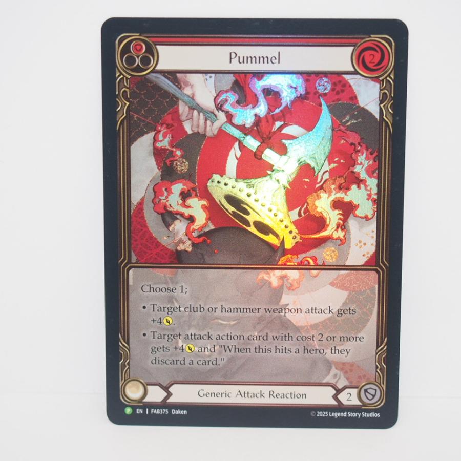 FLESH AND BLOOD Pummel P EN FAB375 Rainbow Foil トレカ ∴WU4514
