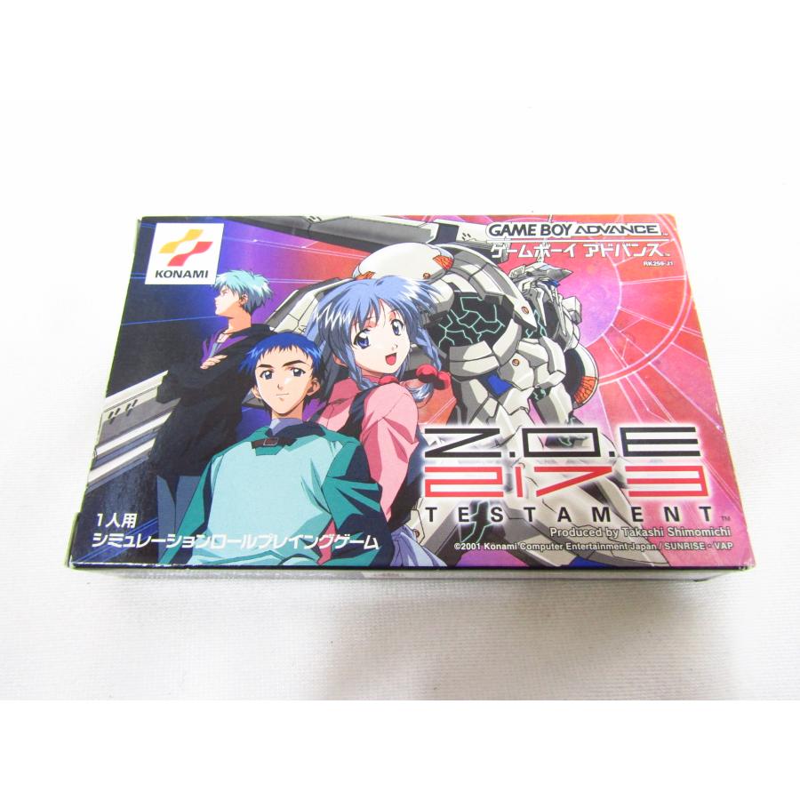 ゲームボーイアドバンス GBA ソフト Z.O.E 2173 TESTAMENT ゾーンオブ