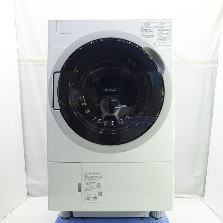 ZABOON 【中古】【設置込み】東芝 ドラム式洗濯乾燥機 12kg TW