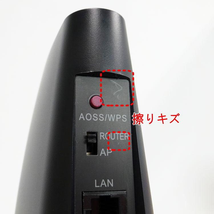 AirStation 【中古】〇即納〇BUFFALO コンパクト無線LAN親機 ブラック