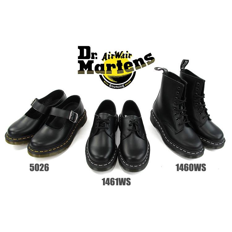 Dr.Martens（ドクターマーチン） WHITE WELT STITCH BLACK SMOOTH